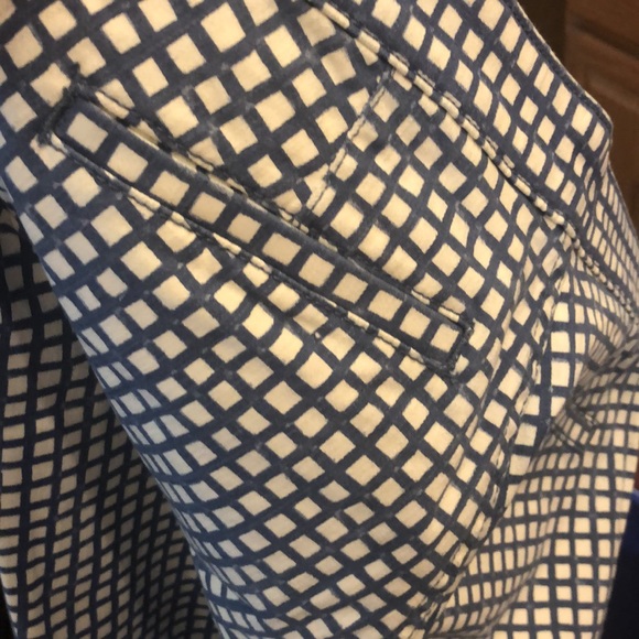 TORY BURCH CAPRIS | Blue Haven Plaid Capris | size 28 - Picture 7 of 11